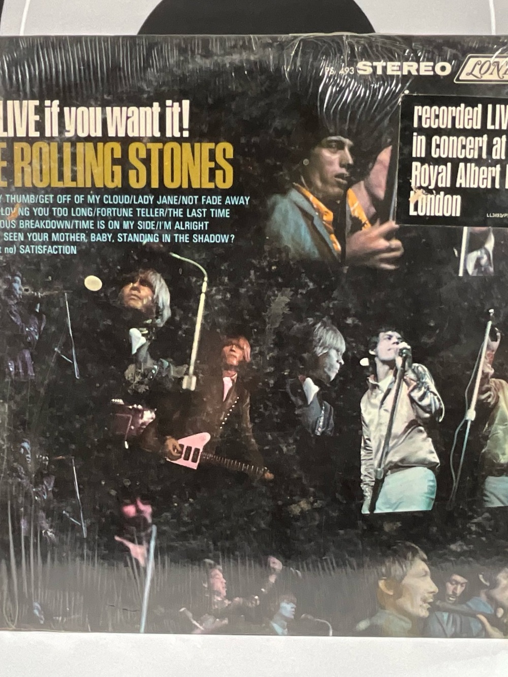 Rollings Stones Got Live If You Want It (1966) London PS 493 W/Shrink & Hype